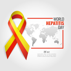 Vector Illustration on the theme World Hepatitis Day