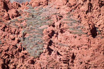 Obraz premium Dramatic mountainous landscape near Uquia in Jujuy Province, Argentina