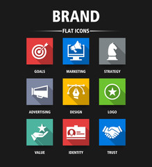 BRAND FLAT ICONS