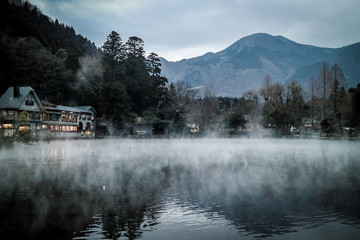 Fototapeta premium Lake at the dawn