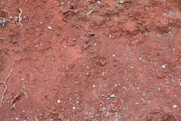 mixed red shale and sandstone soil background