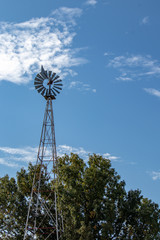 Rural windmill background