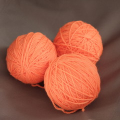 Close shot of cold weather winter handmade knitting clothes