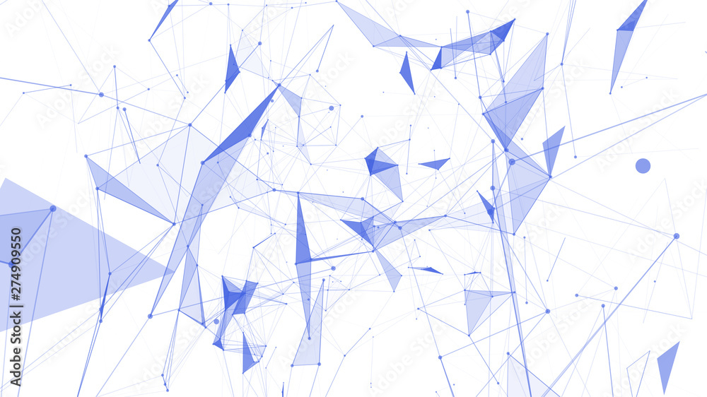 Poster Abstract technology and science background futuristic network background