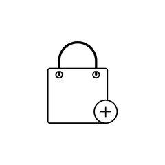 add feminine handbag icon. Element of web for mobile concept and web apps icon. Outline, thin line icon for website design and development, app development