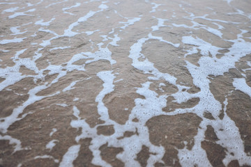 Fine beach and wawes under the summer sun