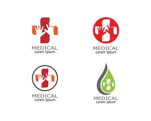 Health Medical Logo template vector illustration design