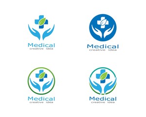 Health Medical Logo template vector illustration design