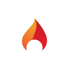 Obraz premium Fire flame Logo