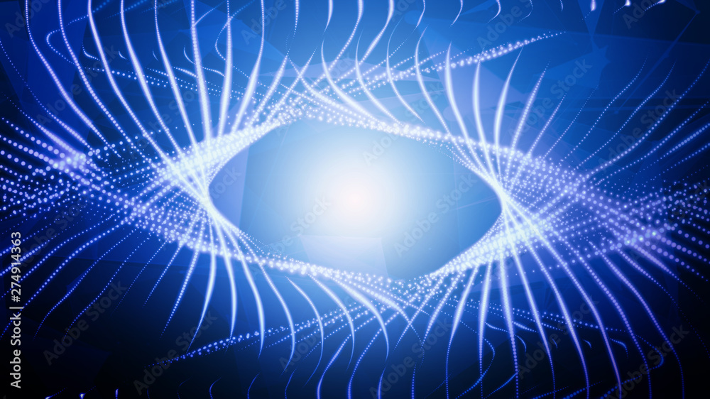 Poster Abstract technology and science background futuristic network background