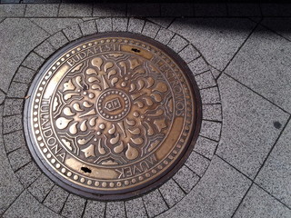 Manhole Cover in Budapest.