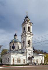 Fototapeta na wymiar Church of Peter and Pavel, Tarusa, Russia