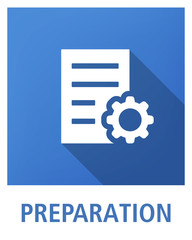 PREPARATION ICON CONCEPT