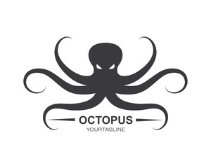 octopus icon logo vector illustration design © sangidan