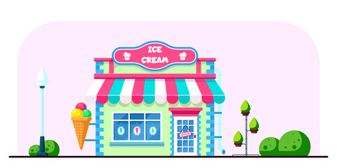 Ice cream shop