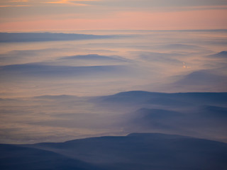 sunrise from above - Germany