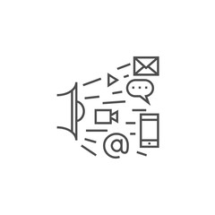 Marketing Line Icon