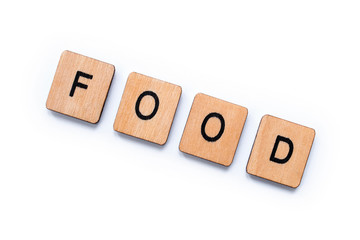 The word FOOD
