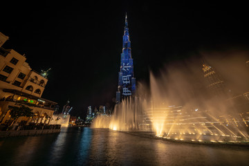 Fototapeta na wymiar The Dubai Fountain
