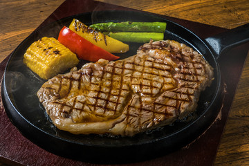高級グリルステーキ　american grilled steak