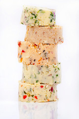 Butter with flavoring additives.