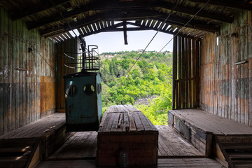 The Old Mining Town of Chiatura, Georgia - featuring cable cars (Death Coffins).