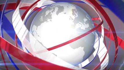 News Globe Backdrop