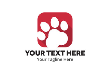 pet shop logo creative illustration vector of graphic , pet shop logo illustration vector , vector of pet shop logo illustration for logo identity and business