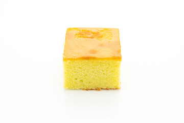 Homemade pandan cake