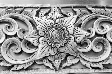 Decorative Art of Thai on the ceiling in temple (ceiling, design, intricate)