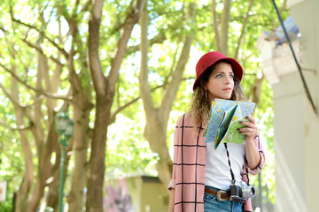 Young woman enjoying holidays.