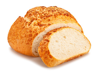 white round bread