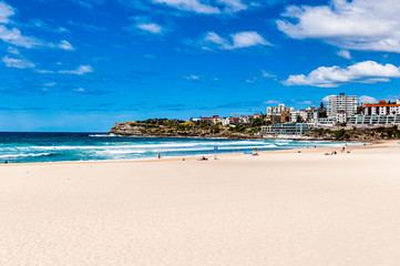 Fototapeta na wymiar Bondi Beach in the spring, Sydney, Australia