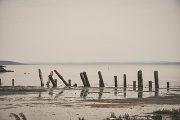 Old forgotten beach