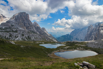 Laghi dei Piani, Tre Cime di Lavaredo, Dolomiti, Italia