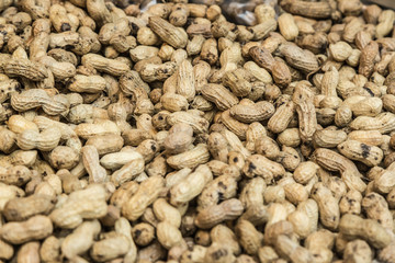 raw salty Boiled peanut background