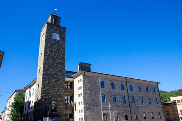 Pavullo in the Frignano area of the Moennese Apennines