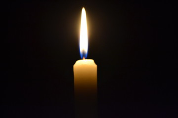 candle in the dark