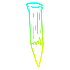 cold gradient line drawing cartoon bloody vampire stake