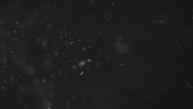 snowflake on black background