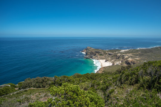 Panoramic view of the Cape of Good Hope, South Africa