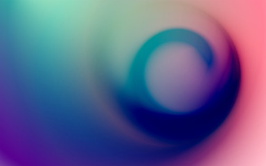 Abstract background with colorful smooth flow of colors. Beautiful blurred backdrop with amazing fluid gradient. Liquid design in trendy colors with gradual blend between shades. Vector illustration