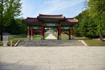North Korea. Tomb of King Wanggon
