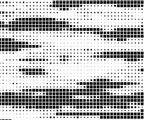 Abstract geometric pattern with small and large squares