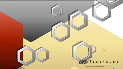 Modern geometric abstract vector templates stone and brick color compositions. Vector illustration