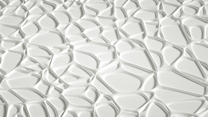 Obraz premium Abstract stone texture white background. 3d illustration, 3d rendering.