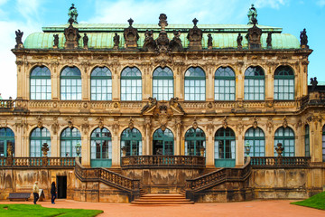 Obraz premium zwinger palace in German city of Dresden built in baroque style