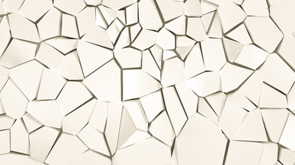 Abstract stone texture white background. 3d illustration, 3d rendering.