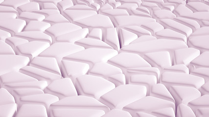 Abstract stone texture white background. 3d illustration, 3d rendering.