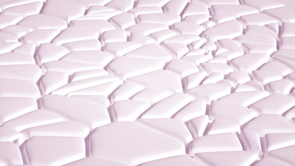 Fototapeta premium Abstract stone texture white background. 3d illustration, 3d rendering.